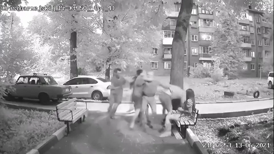 Фото: кадр из видео, видео: "Тула Жесть"