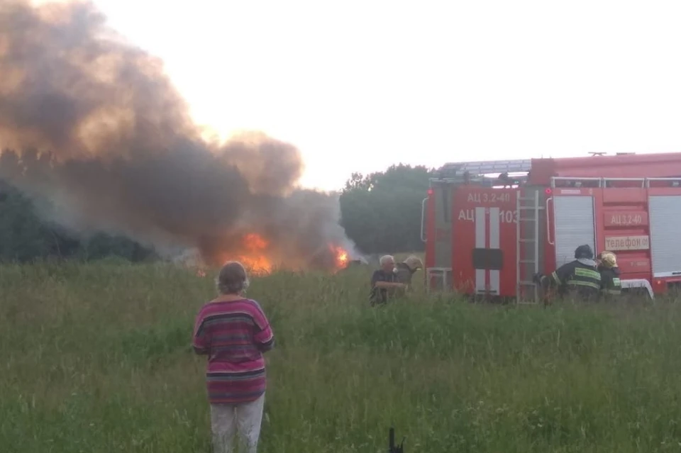 СК возбудил уголовное дело после крушения вертолета Ми-8 в Ленобласти. Фото: vk.com/pudomyagi_adm