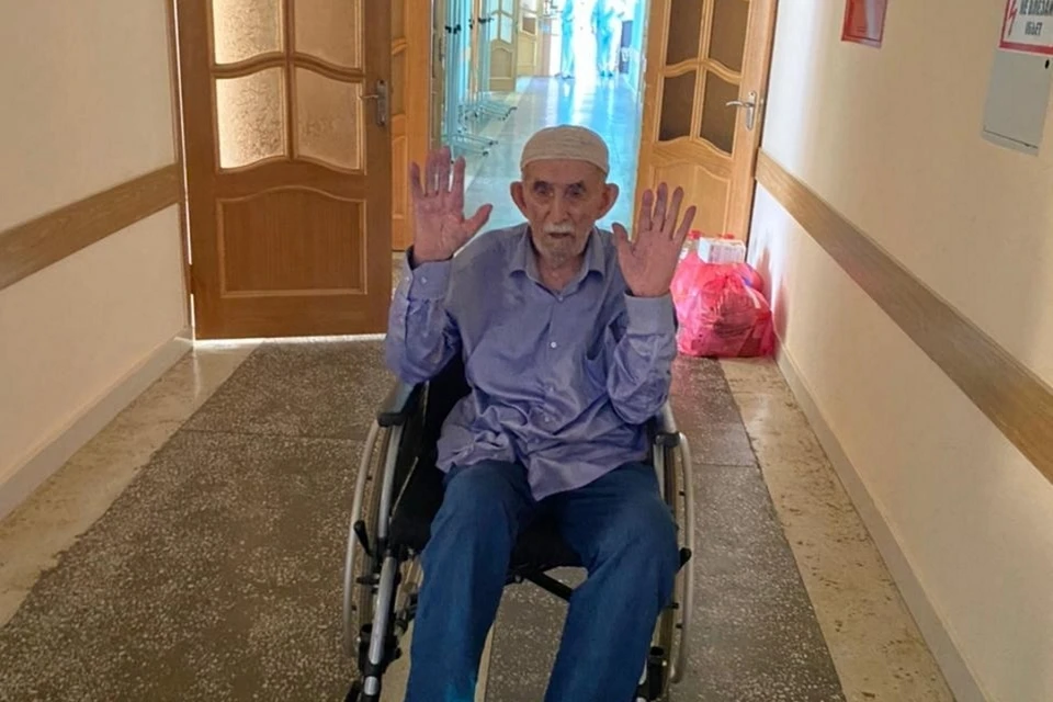 Житель Дагестана в возрасте 100 лет смог победить коронавирус. Фото: ГБУ РД "ГКБ"