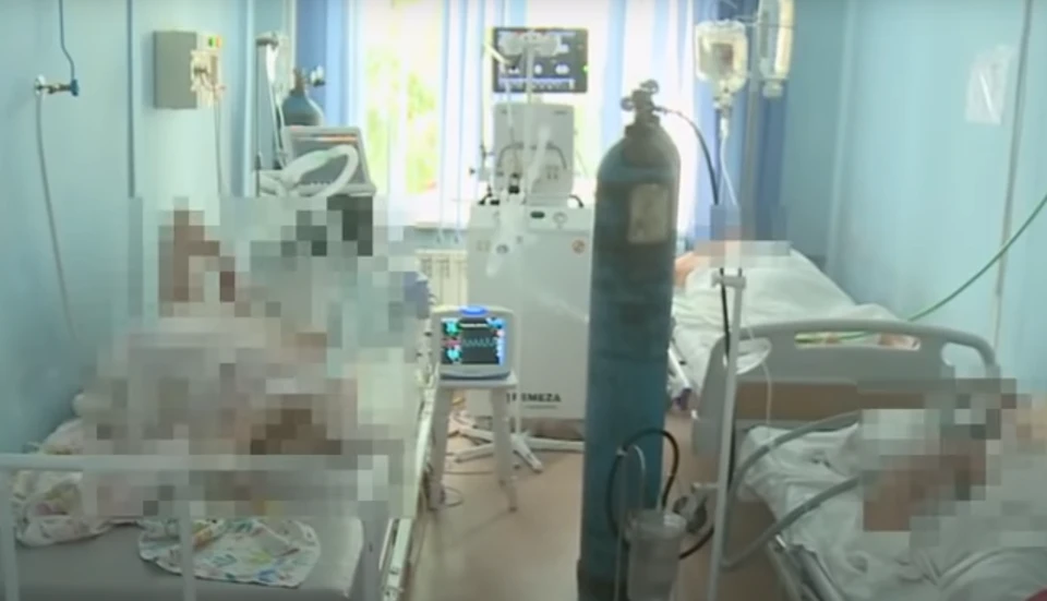 Пациенты жалуются на избиение и плохое питание в госпитале. Скриншот сюжета "Бийского телевидения"