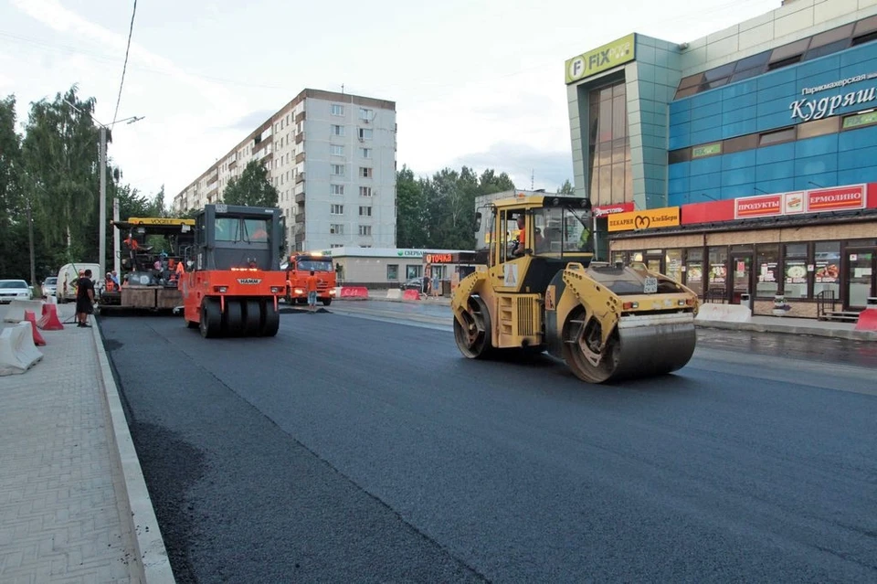В Смоленске ремонт дорог начался в Промышленном районе города. Фото: пресс-служба администрации города Смоленска.