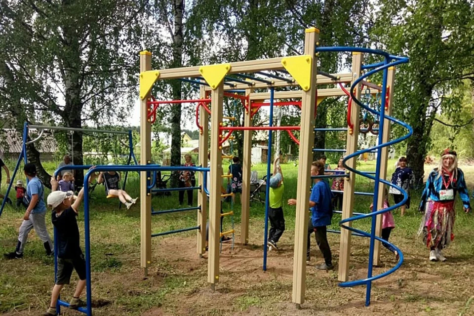 Выделенные средства планируют потратить в том числе на строительство детских площадок. Фото: kirovreg.ru