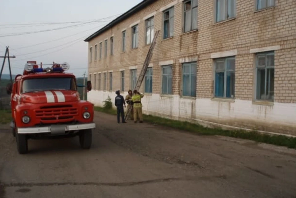 Пациентка погибла на пожаре в больнице в Забайкалье. Фото: МЧС Забайкалья