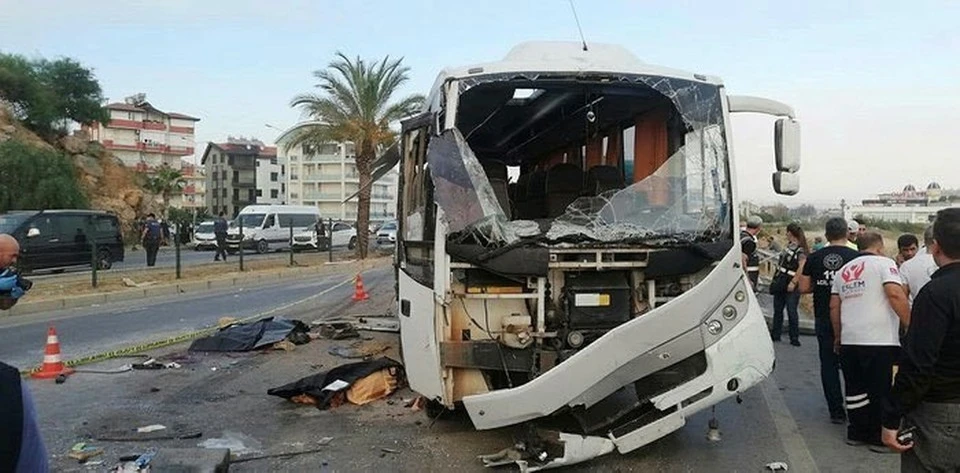 Автобус с самарскими туристами попал в аварию в Турции. Фото - соцсети