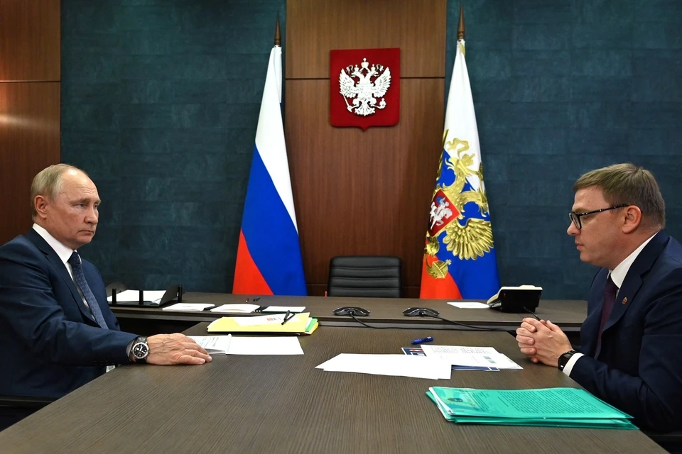 Владимир Путин провел встречу с Алексеем Текслером. Фото: kremlin.ru