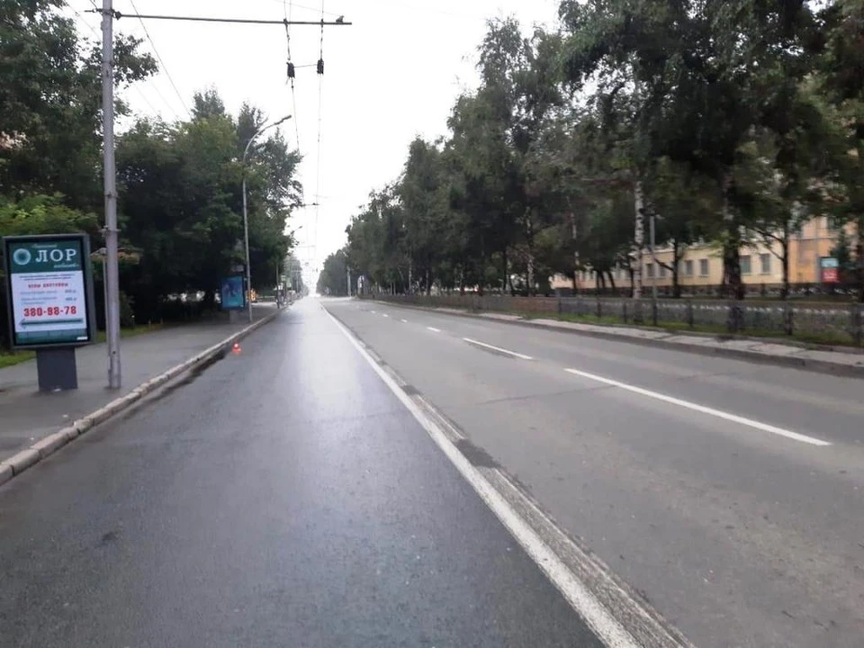 Пешеход доставлен в больницу. Фото: ГИБДД Новосибирской области