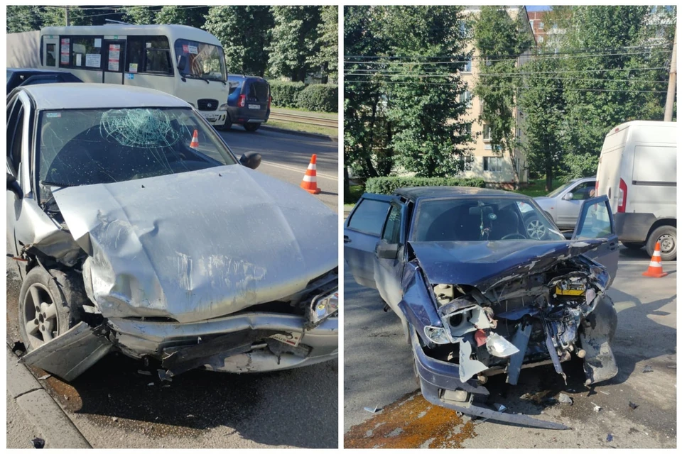 Авария произошла на Титова Фото: ГИБДД по Екатеринбургу
