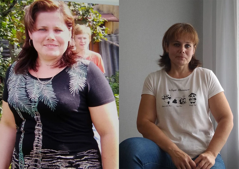 Оксана Разова похудела благодаря желанию подлечить спину. Фото предоставлено героиней публикации