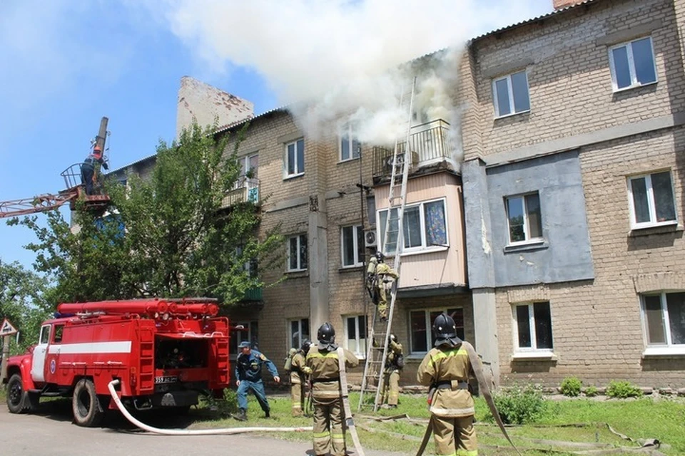 Спасатели ДНР отработали действия в критической ситуации. Фото: МЧС ДНР