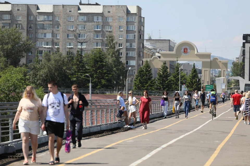 Красноярцам не понравилась новая разметка на вантовом мосту
