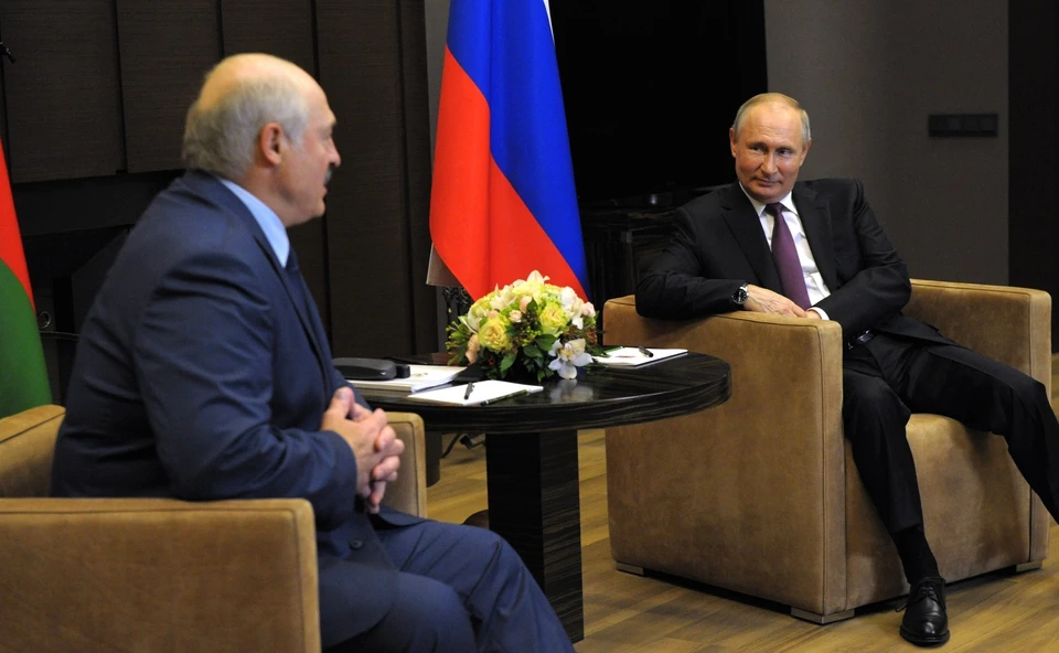МИД Белоруссии назвал главные темы на встрече Путина и Лукашенко