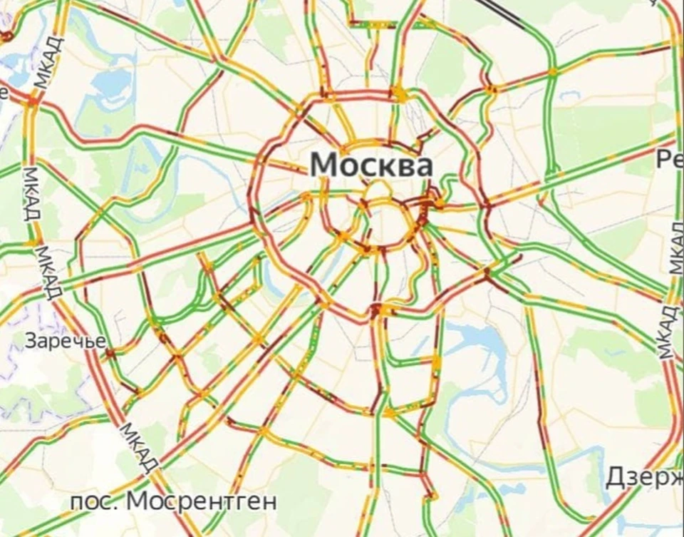 Фото: скриншот сервиса Яндекс-пробки.