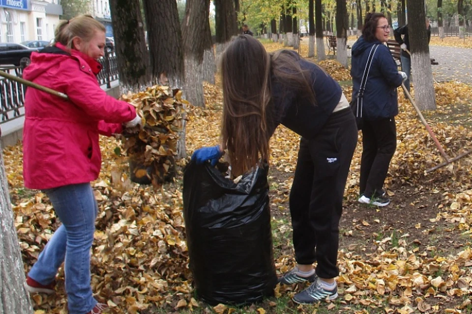 Кировчан призывают принять участие города от листвы и мусора. Фото: admkirov.ru