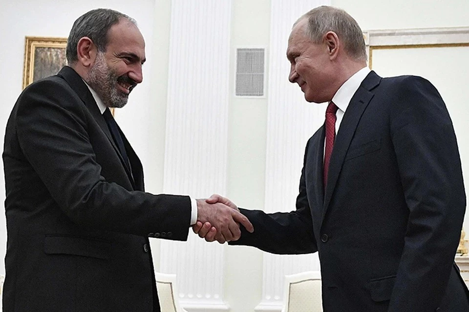 Путин поздравил власти Армении с 30-летием провозглашения независимости республики