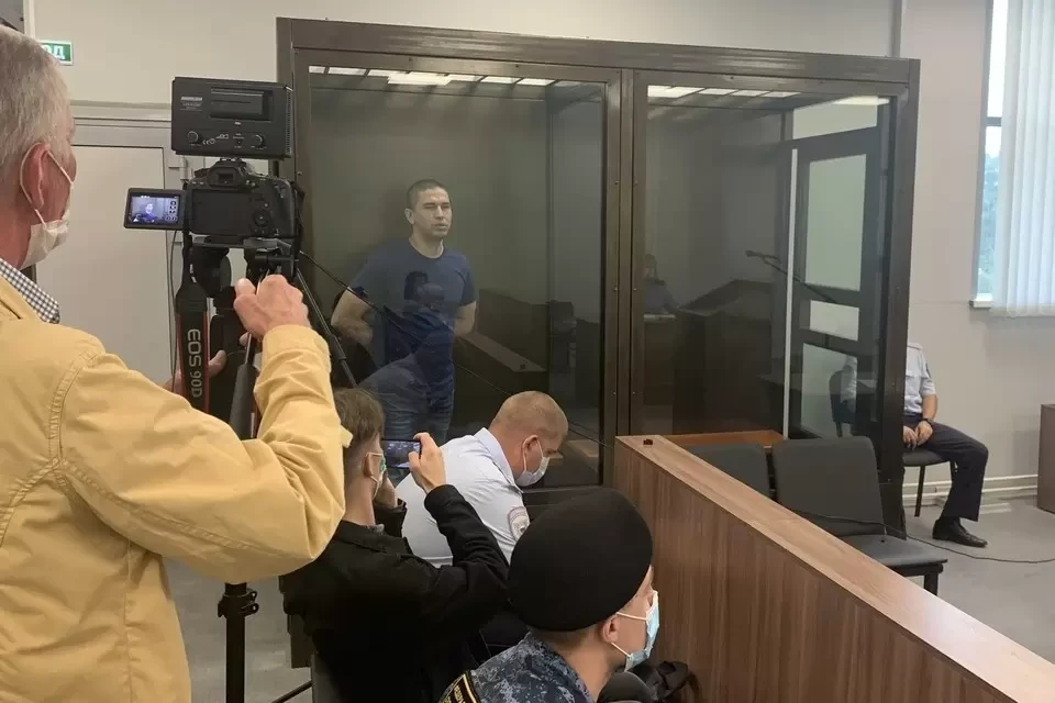 Александра Зобенкова освободили в зале суда, сразу после оглашения приговора. Фото: Тверской областной суд