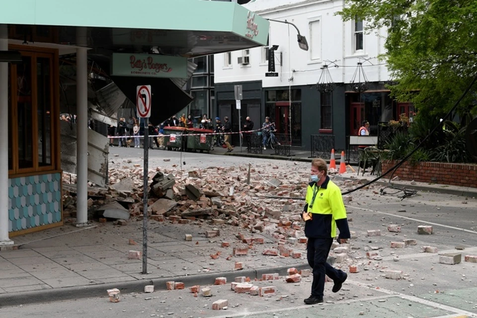 Последствия землетрясения в Мельбурне
