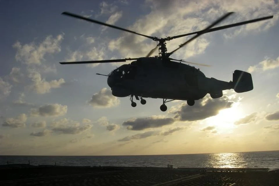Вертолет Ка-27 совершил жесткую посадку на Камчатке Фото: Соцсети