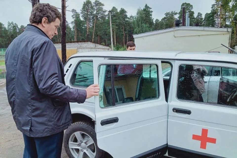 Первое авто марки "Нива", которое уже поступило в больницу и используется врачами.