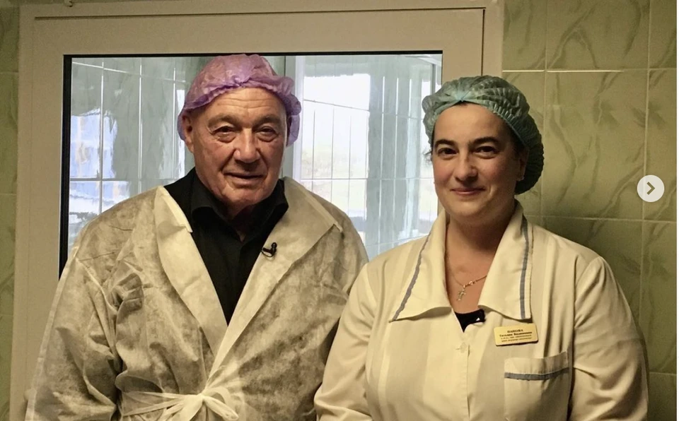 Владимир Познер взял интервью у известного нижегородского врача роддома Фото: opc_gkb40
