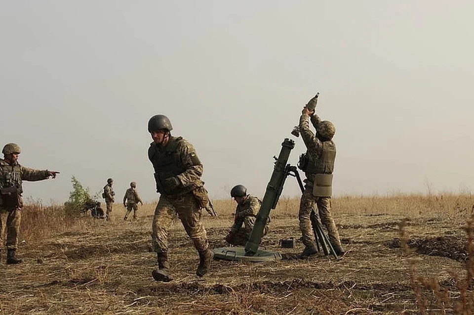 Украинские боевики нанесли минометный удар по Крутой Балке. Фото: штаб ООС