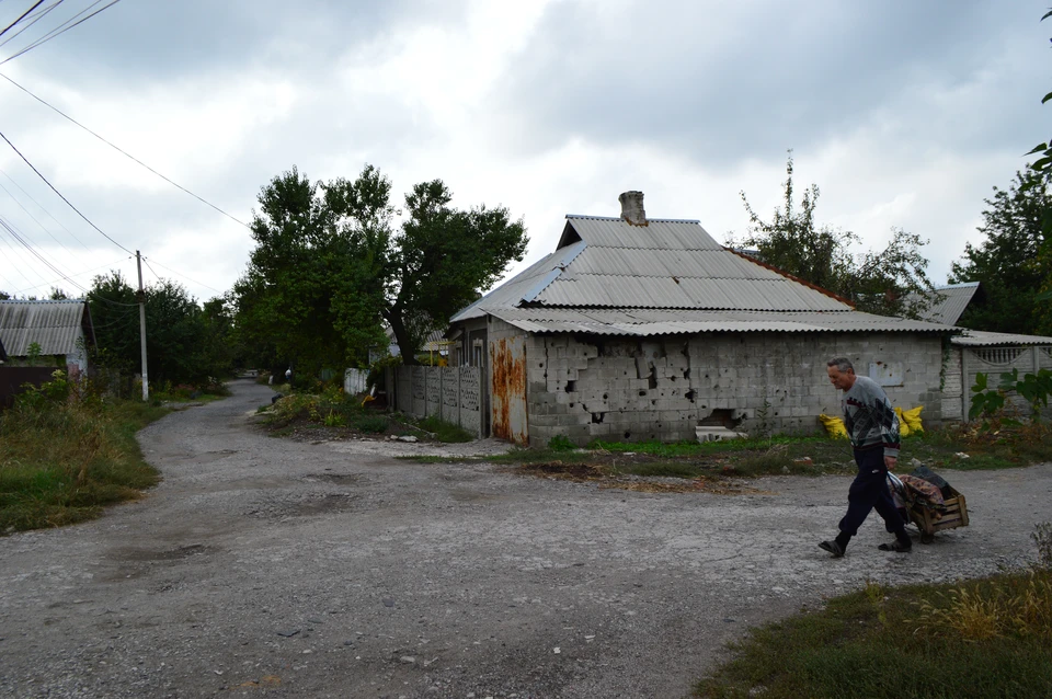 На окраинах Донецка всегда чуть холоднее