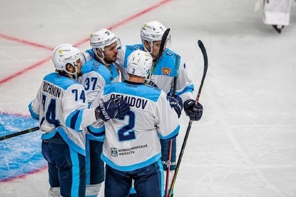 ХК «Сибирь» одержала третью победу в новом сезоне КХЛ. Фото: пресс-служба ХК "Сибирь".