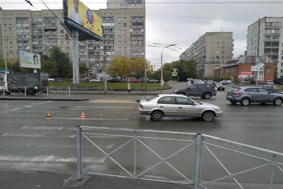 В Новосибирске «Тойота» сбила 14-летнего мальчика. Фото: ГИБДД по Новосибирску.
