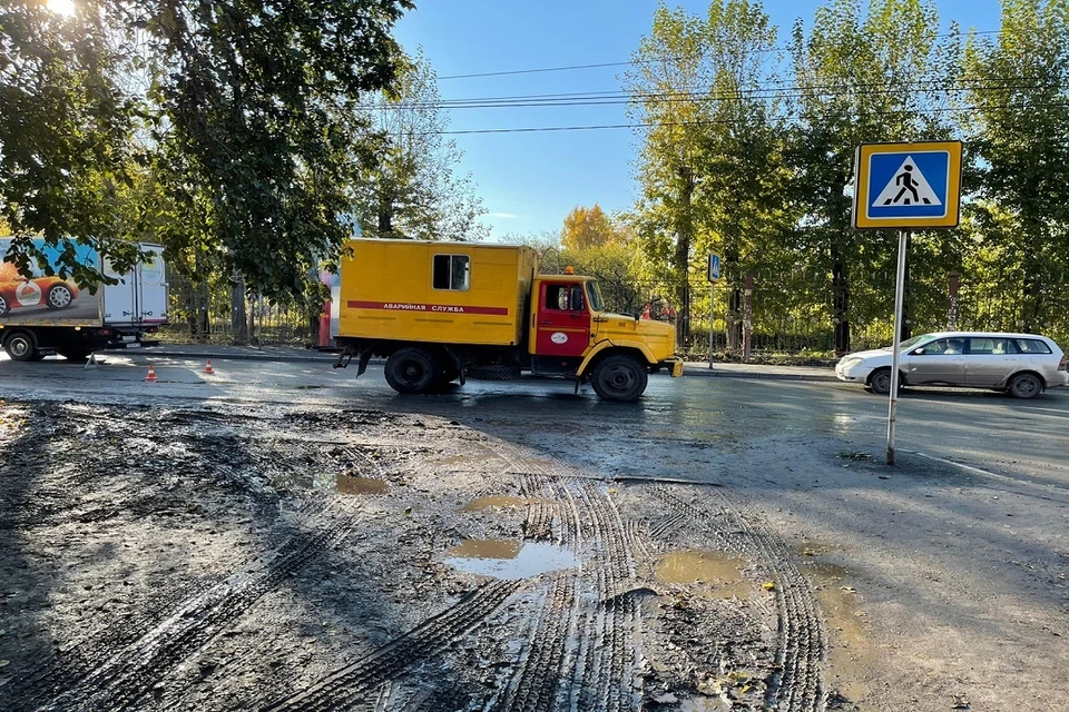 В Новосибирске «ЗИЛ» аварийной службы сбил девочку на пешеходном переходе. Фото: ГИБДД по Новосибирску.