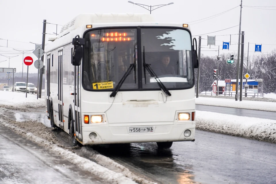 Сейчас автобусы №1 следуют по маршруту "ЖД вокзал - АС Красная Глинка"