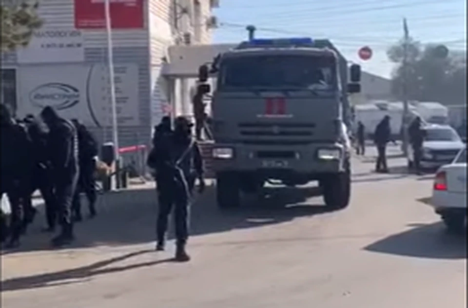 Видео с места событий прислал очевидец