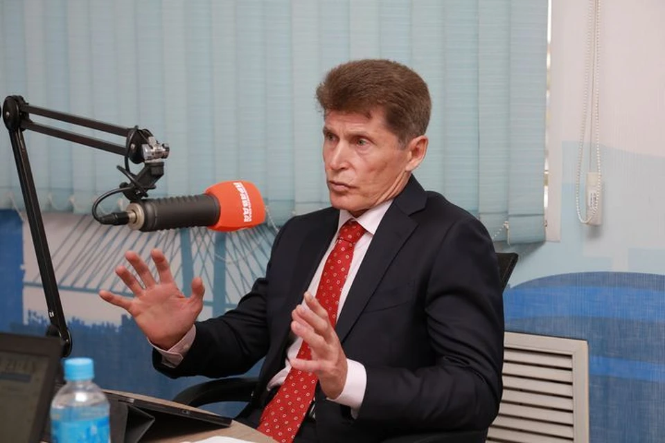 Губернатор Приморского края в эфире радио «Комсомольская правда».