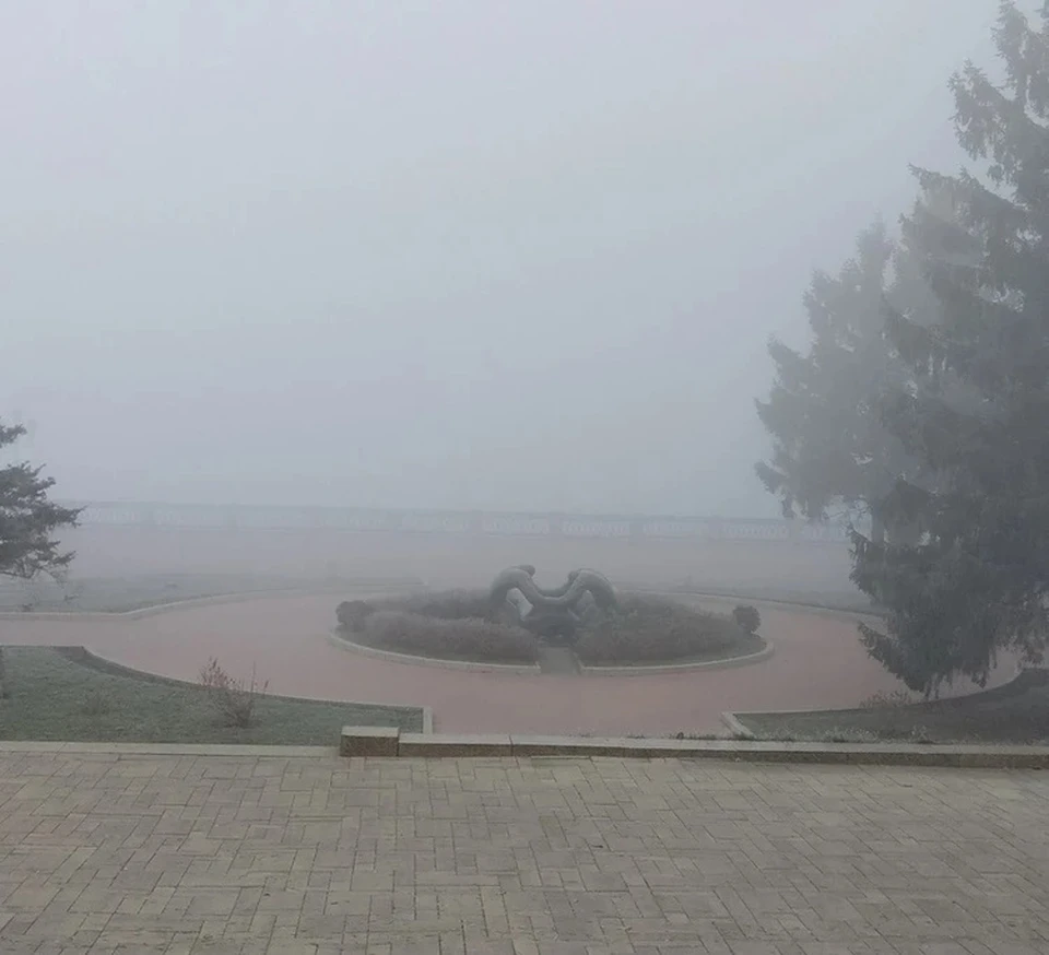 Густой туман накрыл Самару. Фото: соцсети
