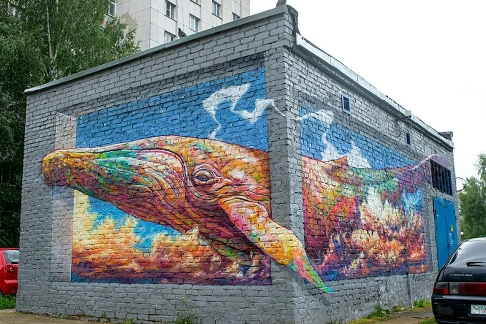 Тот самый 3D-кит. Фото: Мультицентр «Моя территория» | Тобольск