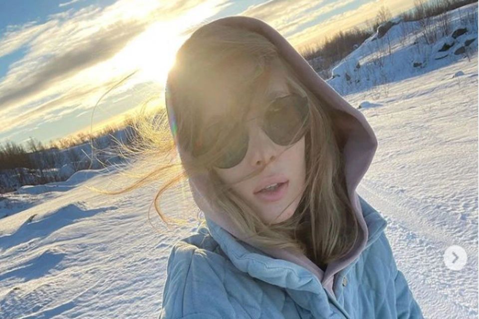 Заполярье порадовало Татьяну первым для нее снегом в этом году. Фото: www.instagram.com/tanyababenkova/