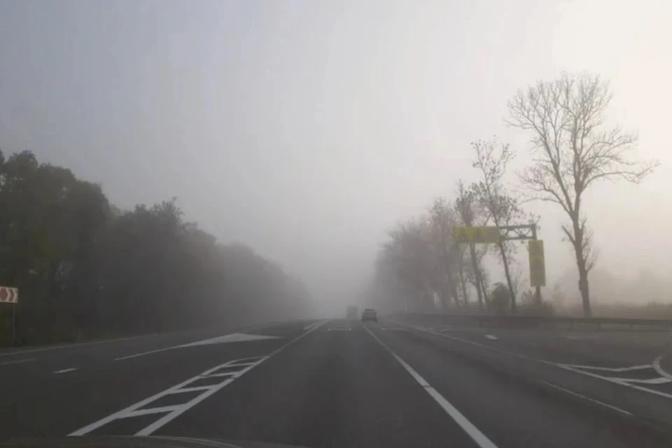 Московских водителей предупредили о сильном тумане