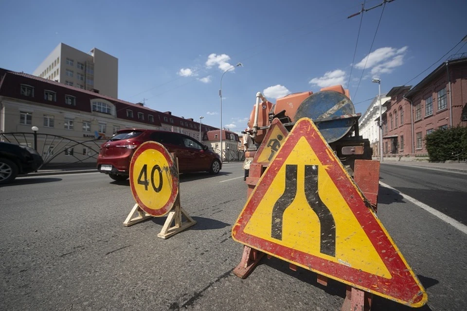 Автомобилисты не смогут попасть на участок от дома № 45 до здания № 49 в течение всего декабря