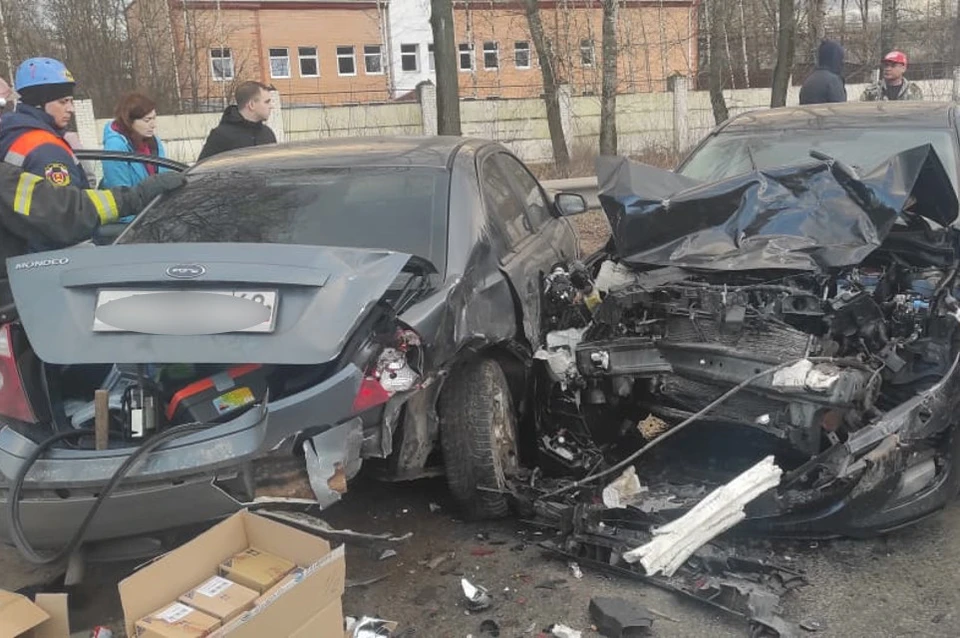 Снимок с места аварии. Фото: УГИБДД по Тверской области