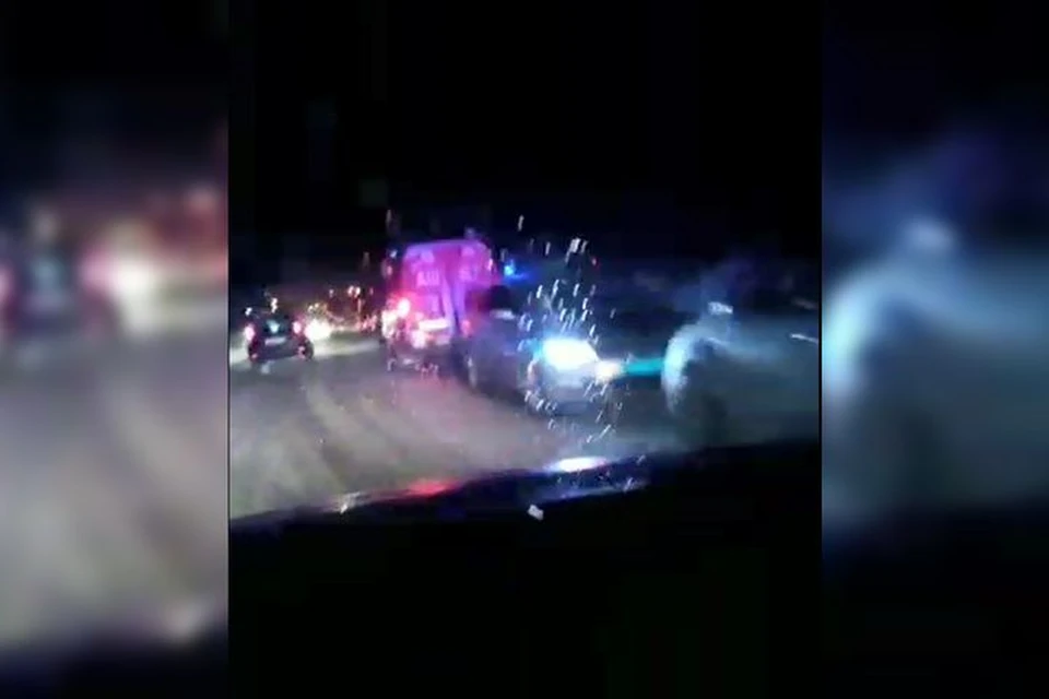 Скриншот из видео в соцсетях.