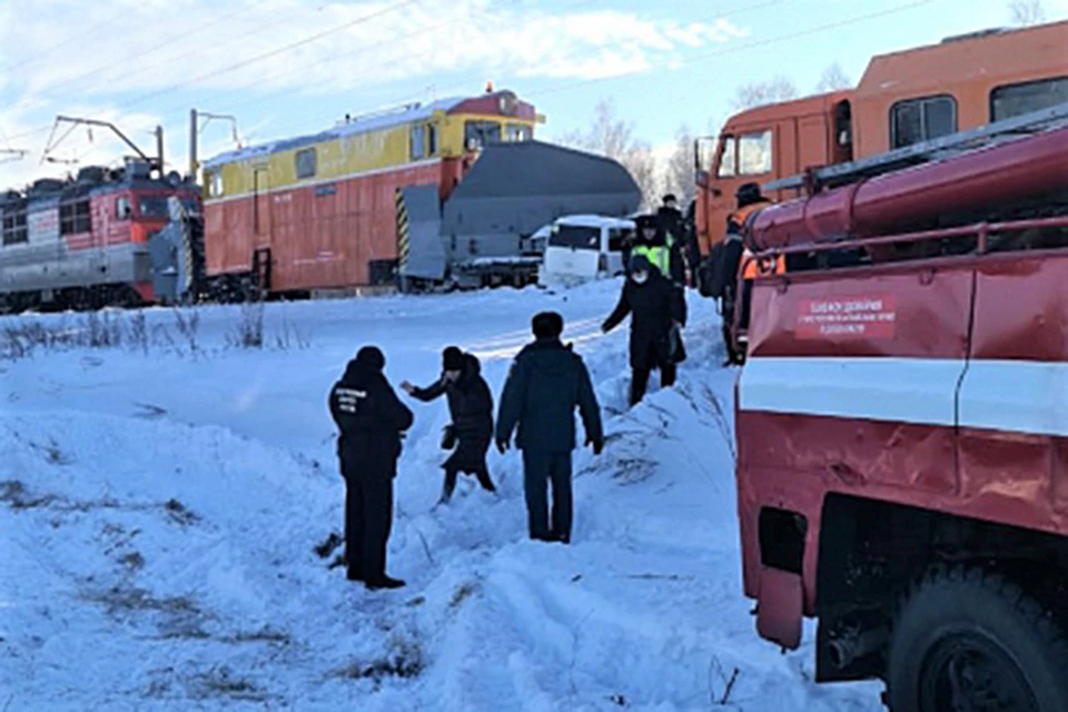 Авария произошла на железнодорожном переезде в Тальменском районе
