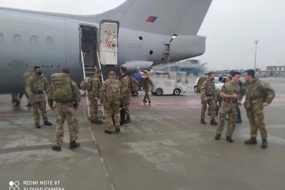 В Польшу прибыли войска из Великобритании и Эстонии. Фото: twitter.com/mblaszczak.