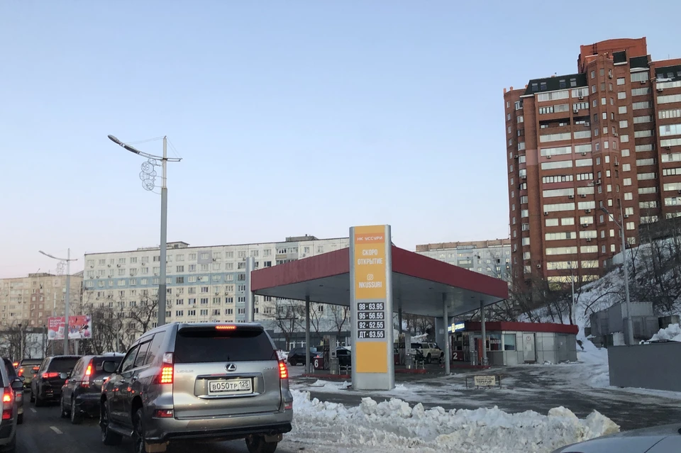 Это вторая станция «НК Уссури» во Владивостоке.