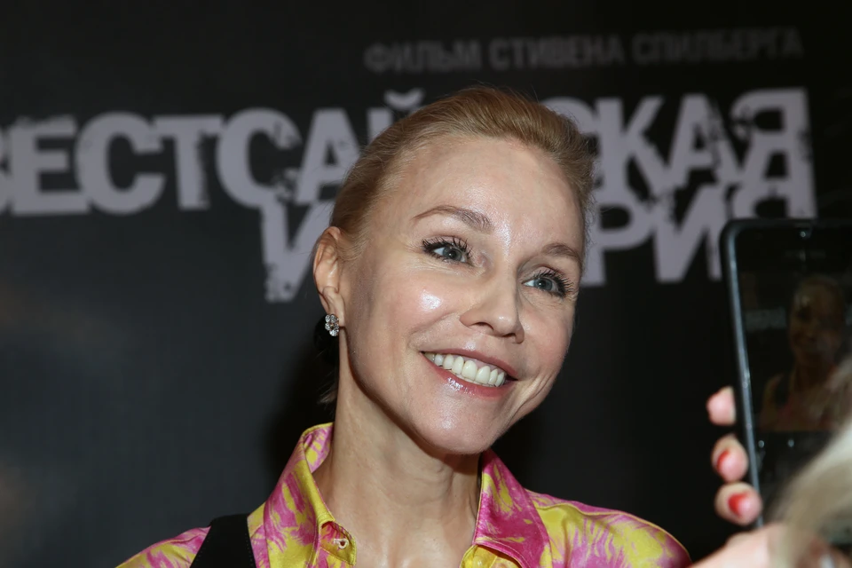 Марина Зудина на премьере "Вестсайдской истории".