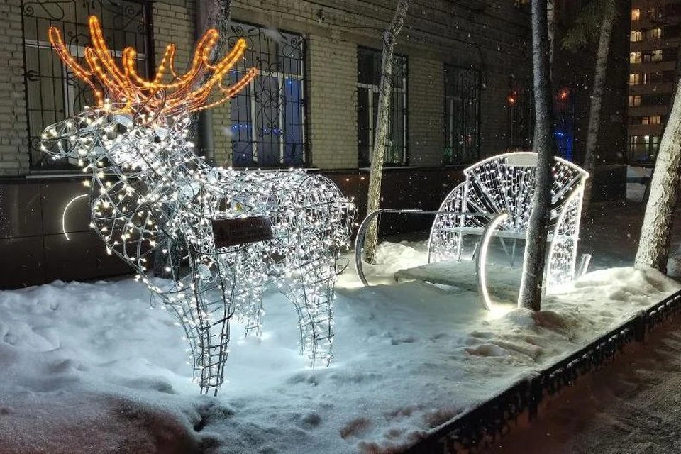 Барнаул украшают к Новому году