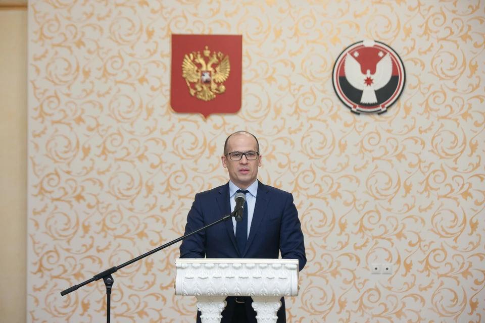 Александр Бречалов возглавляет Удмуртию с апреля 2017 года. Фото: Сергей Грачев
