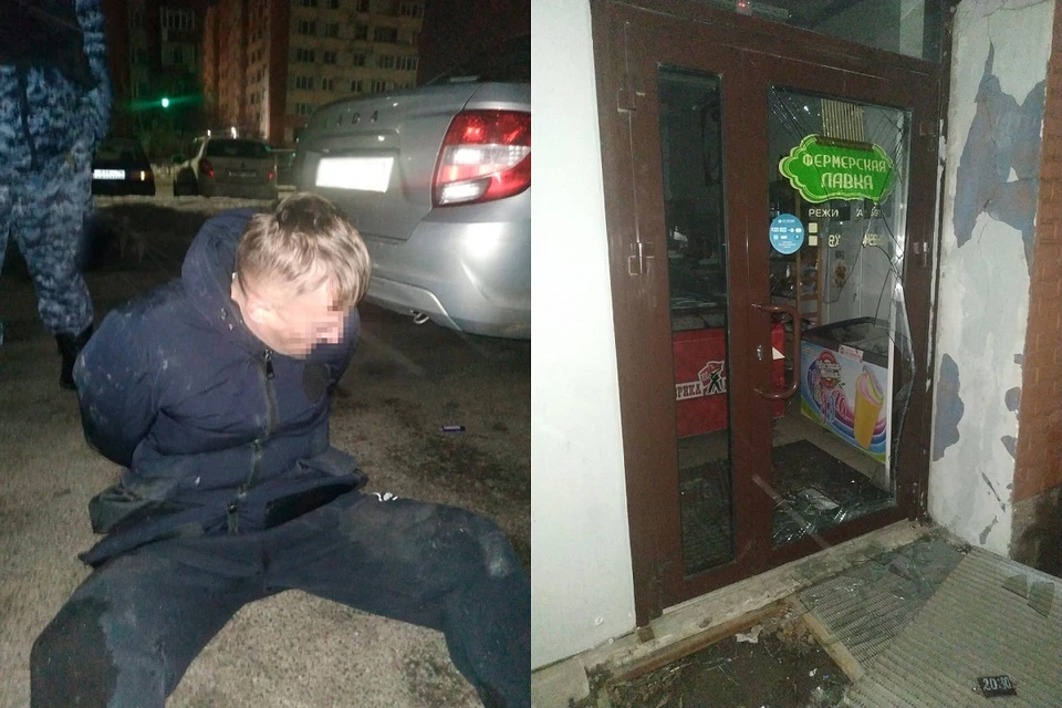 Мужчина не ожидал, что его поймает продавщица. Фото: предоставлено Управлением Росгвардии по Санкт-Петербургу и Ленинградской области