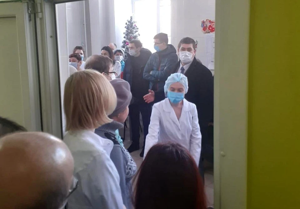 В рязанской больнице Семашко отработали эвакуацию пациентов