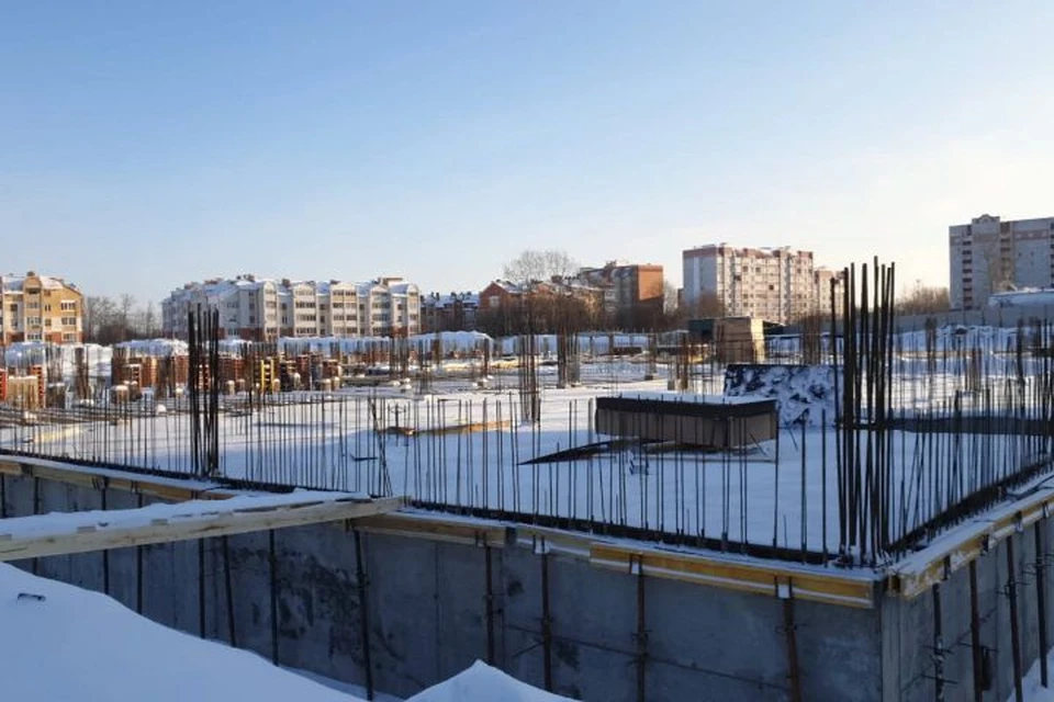 В Дзержинском районе Ярославля строят новую школу на 1100 мест