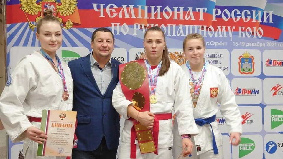 Ирина Алексеева (на фото - в центре) в пятый раз стала чемпионкой России. Фото ГУФСИН России по Челябинской области.