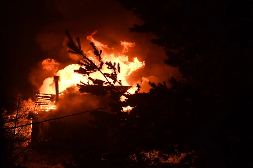 Пожар произошел в одной из деревень Вурнарского района.