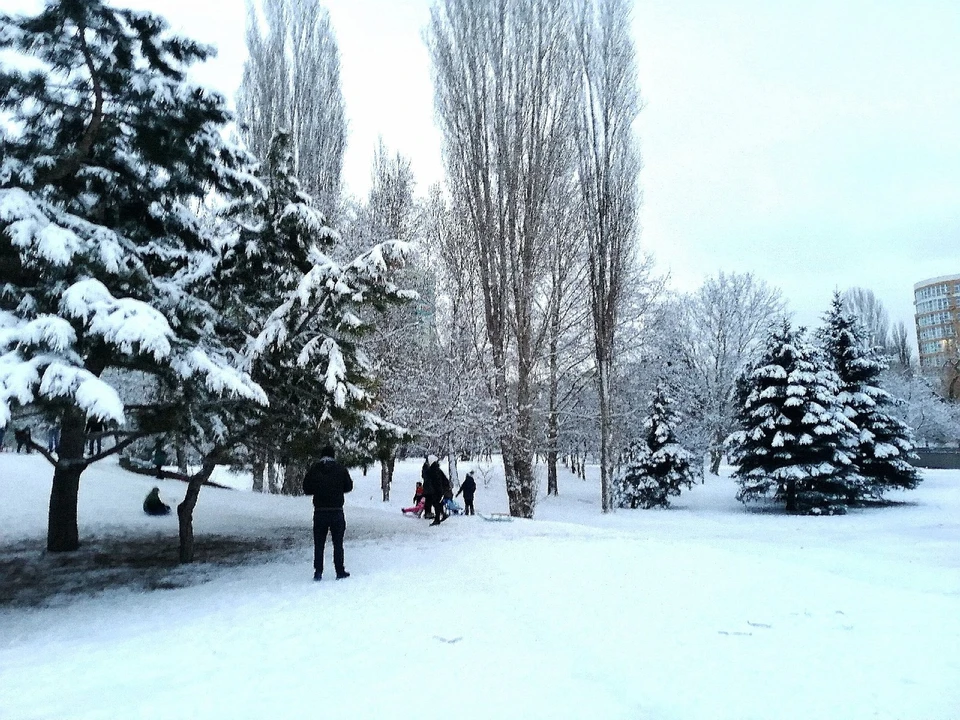 В Крыму настоящая зима.